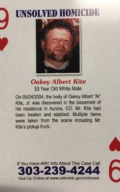 Colorado Cold Case Files - Case Detail: Oakey Kite