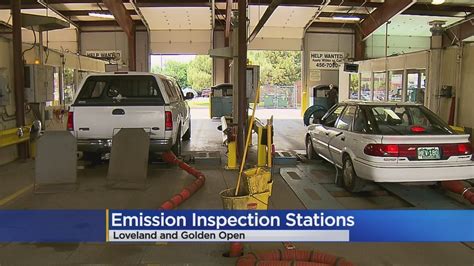 Colorado emissions testing locations. The newly reopened locations are as follows: Golden: 15335 W. 44th Ave. Loveland: 7001 N. Franklin Ave. The locations that have been open for several weeks and are still doing testing are: Arvada ... 
