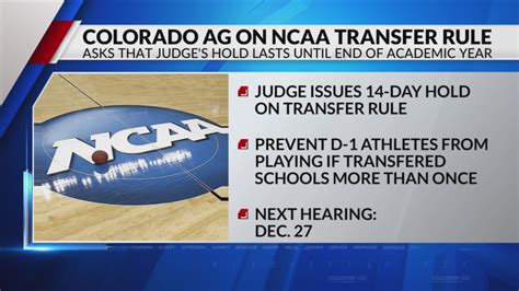 Colorado joins lawsuit to extend NCAA transfer order