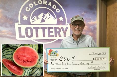Colorado man wins $5 million on lottery, wants to buy watermelon