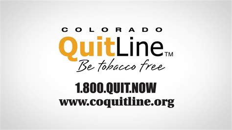 Colorado quitline. Quitting smoking is among the most common New Year’s resolutions. And starting January 1, for a limited time, Colorado Medicaid members will get $10 when they enroll in the Colorado QuitLine at 1-800-QUIT-NOW and ask for the incentive. Coaching and nicotine patches or gum are still free and available to any tobacco user trying to quit. 