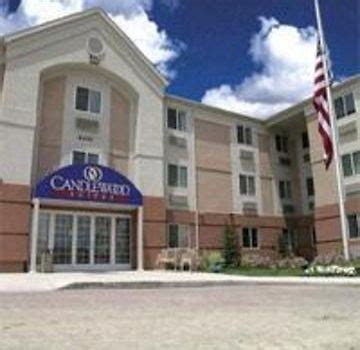 Candlewood Suites Building 7306 Features. Candlewood Suites Building 7306 Rooms; Near Landmarks. Hotels near Cheyenne Shadows Golf Club; Hotels near 4th Infantry …. 
