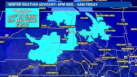 Colorado weather: First big mountain snow could bring double-digit accumulation Thursday night