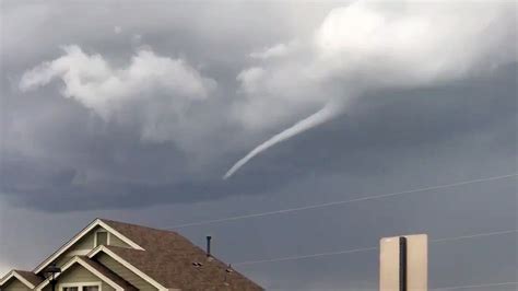 Colorado weather: Funnel clouds spotted north of Peyton; large hail, strong winds in widespread forecast