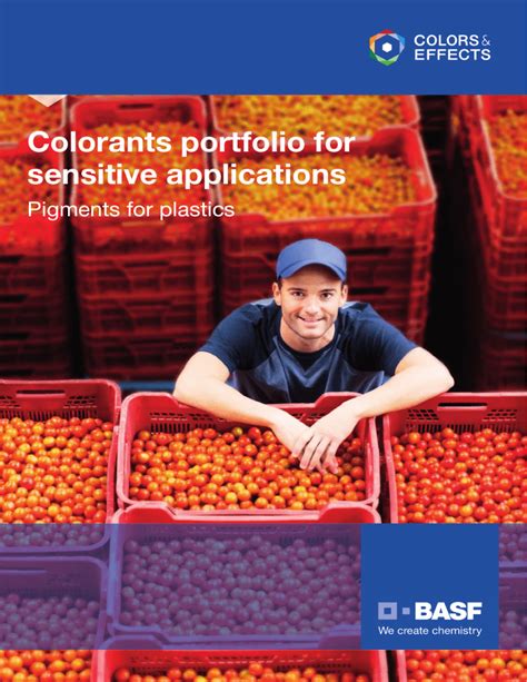 Colorants Portfolio for Sensitive Applications - BASF