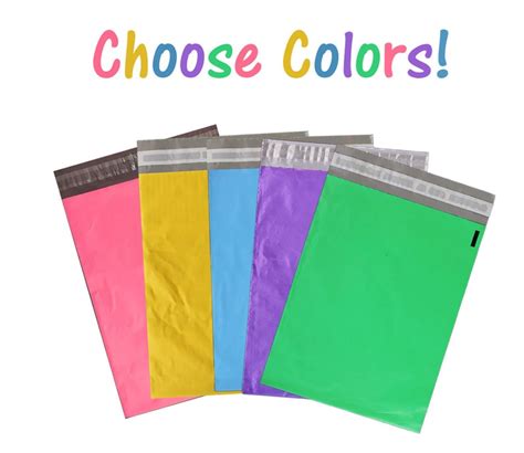 Colored Poly Mailers & Shipping Envelopes - Shop Now!