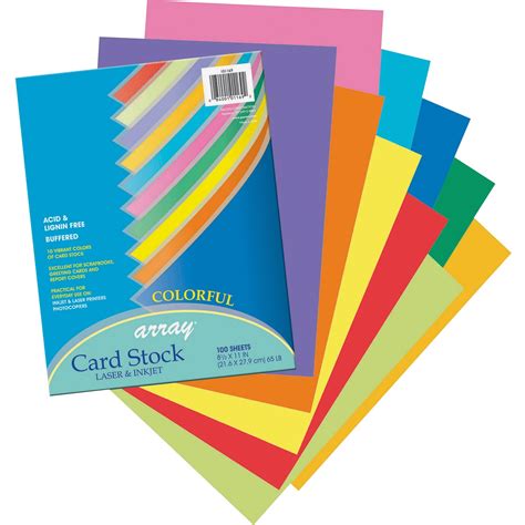 Colorful Card Stock ReadySetStart