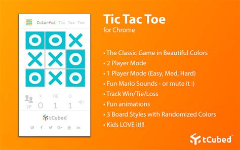 Colorful Tic-Tac-Toe - Chrome Web Store