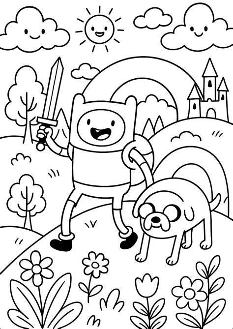 Coloring Book Adventure Time