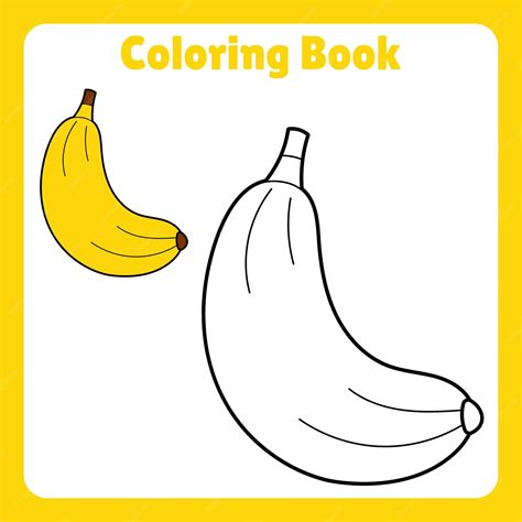 Coloring Book Banana
