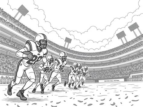 Coloring Book Footba