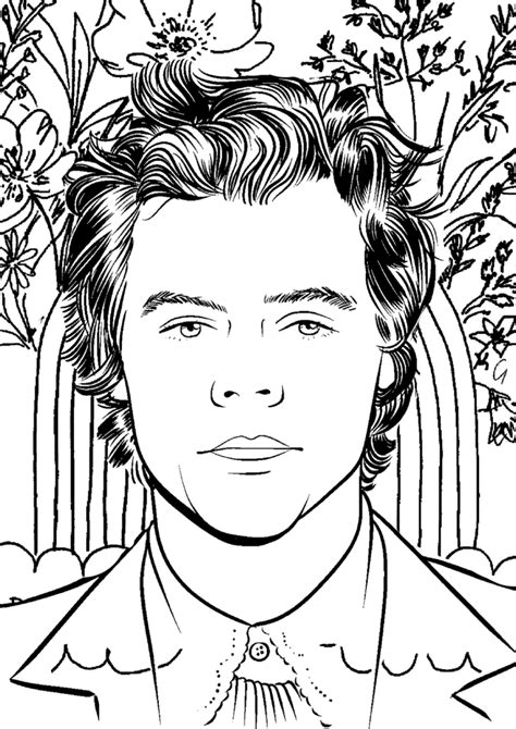 Coloring Book Harry Styles Coloring Pages Coloring Pages