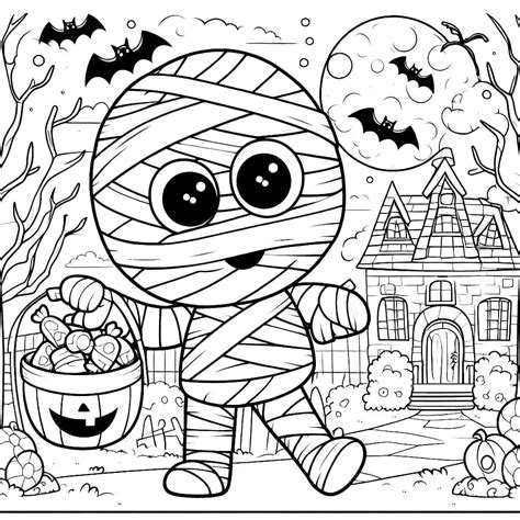 Spiderman Mask Coloring Page