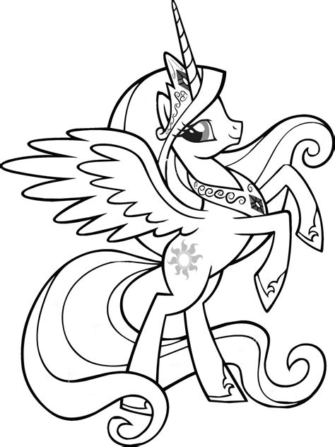 Coloring Book Pony