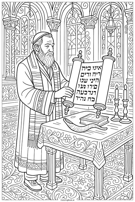 Coloring Book Rabbi