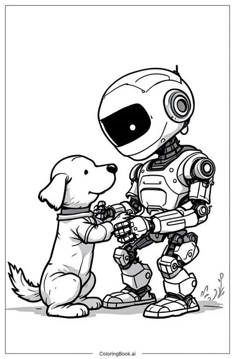 Coloring Book Robo