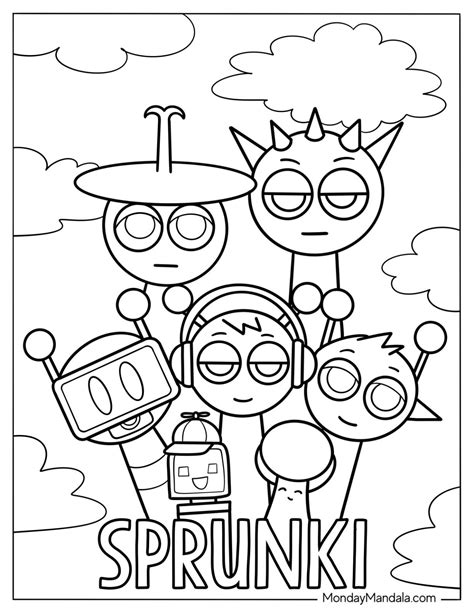 Coloring Book Sprunki