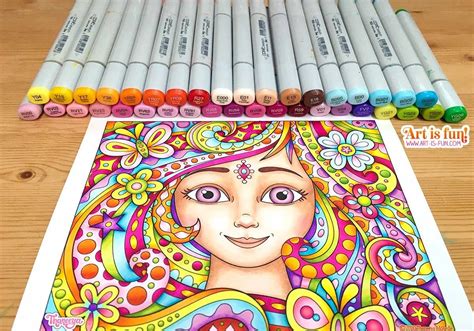 Coloring Book With Clear Marker
