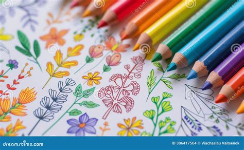 Coloring Book With Pencils