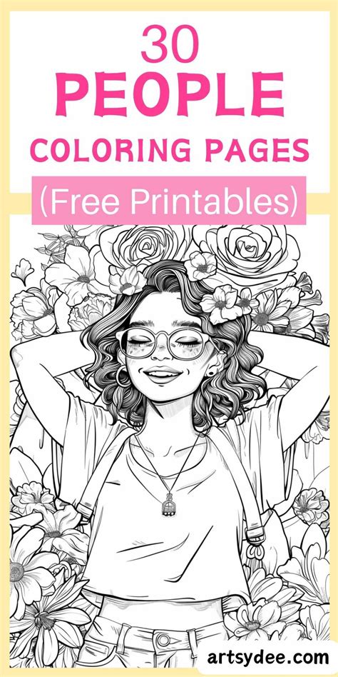 Coloring Book With People
