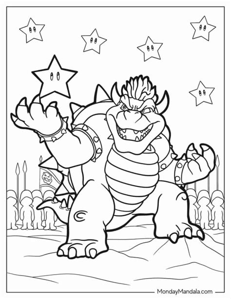 Coloring Bowser