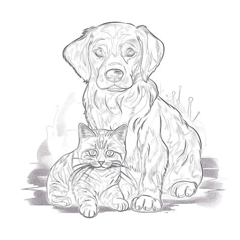 Coloring Cats And Dogs
