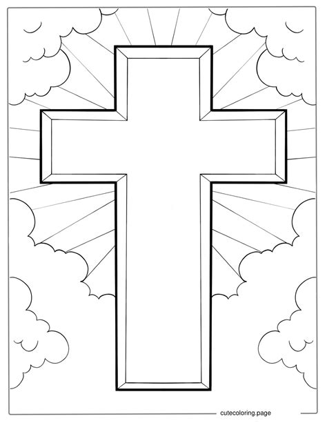 Coloring Cross Pages
