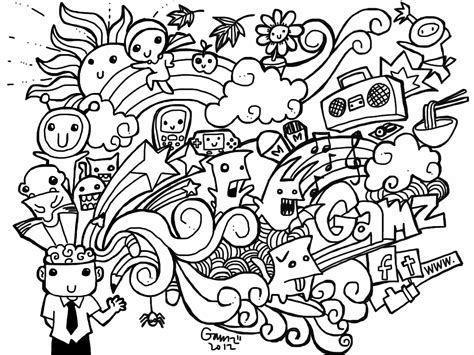 Coloring Doodle Ar