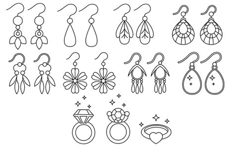 Coloring Earrings