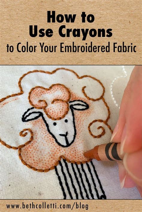 Coloring Embroidery
