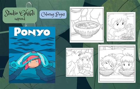 Coloring Fun! Ponyo