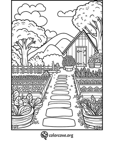 Coloring Garden Pages