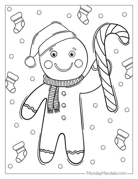 Coloring Gingerbread Man
