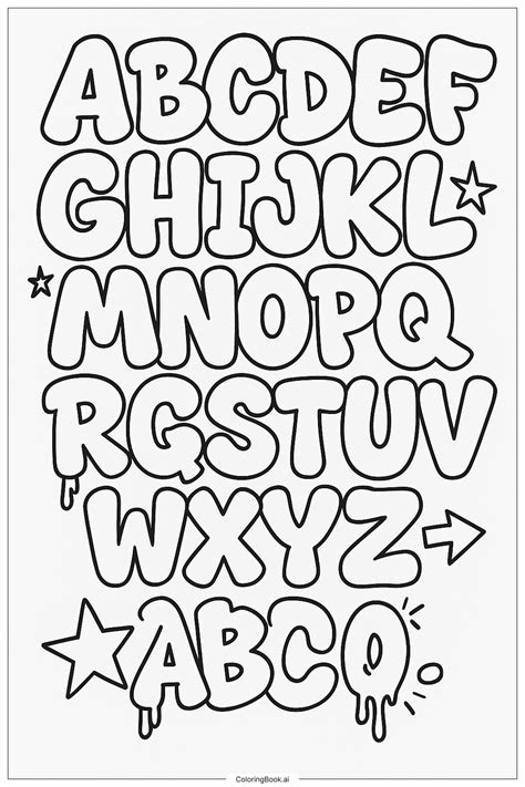 Coloring Graffiti Letters