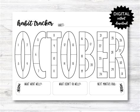 Coloring Habit Tracker