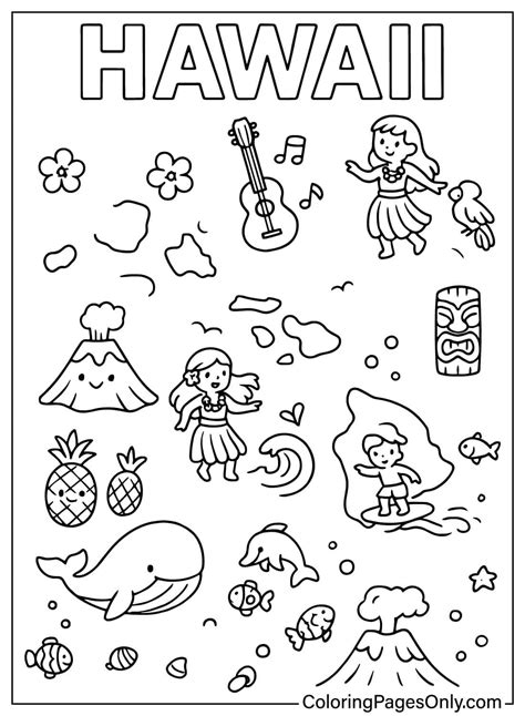 Coloring Hawaii