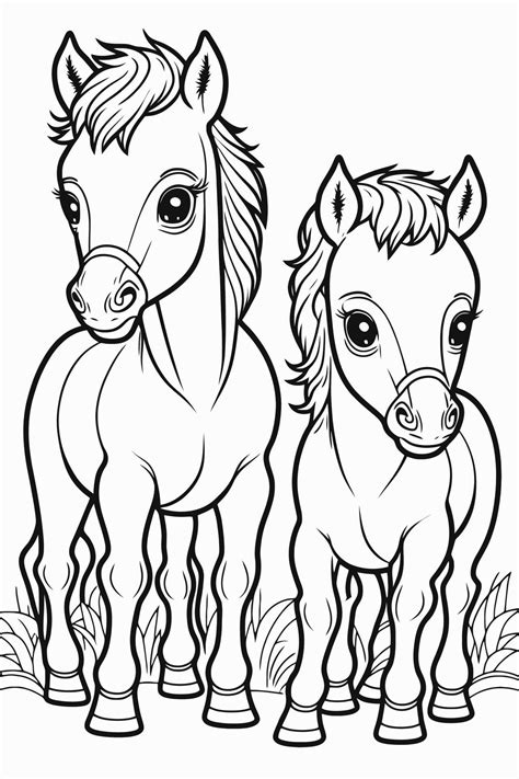 Coloring Horses