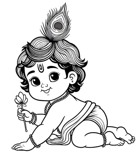 Coloring Krishna
