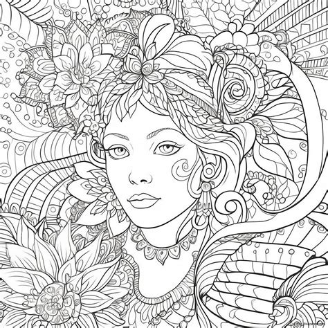 Christmas Coloring Book Page