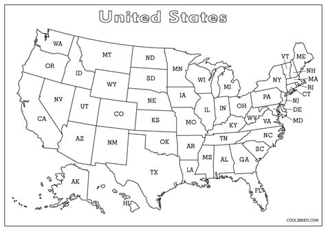 Coloring Map Usa