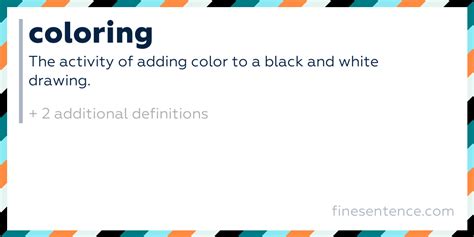 Coloring Meaning