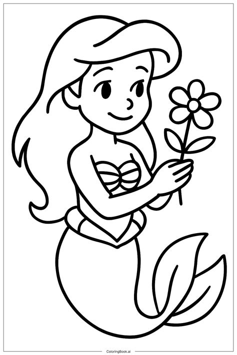 Coloring Mermaid Arie