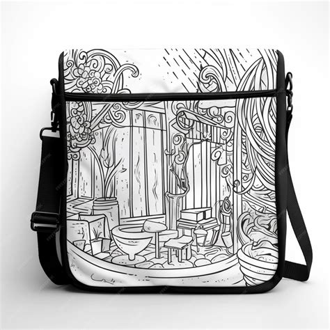 Coloring Messenger Bag
