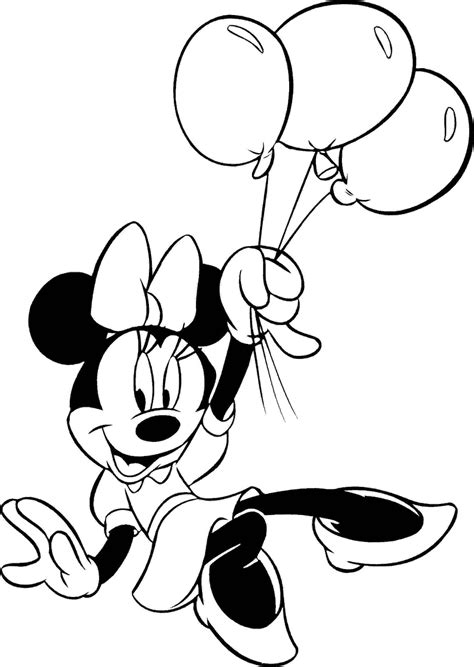 Coloring Minnie Mouse