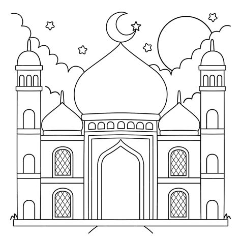 Coloring Mosque