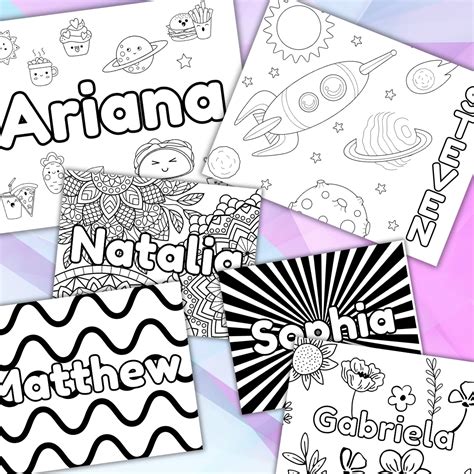 Coloring Names