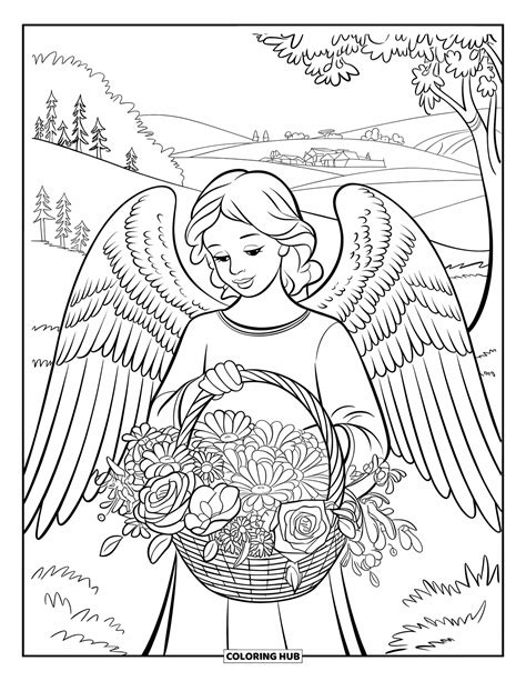 Coloring Page Ange