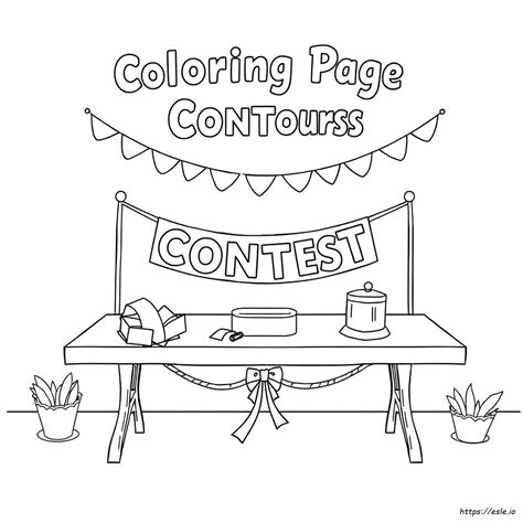 Coloring Page Contests
