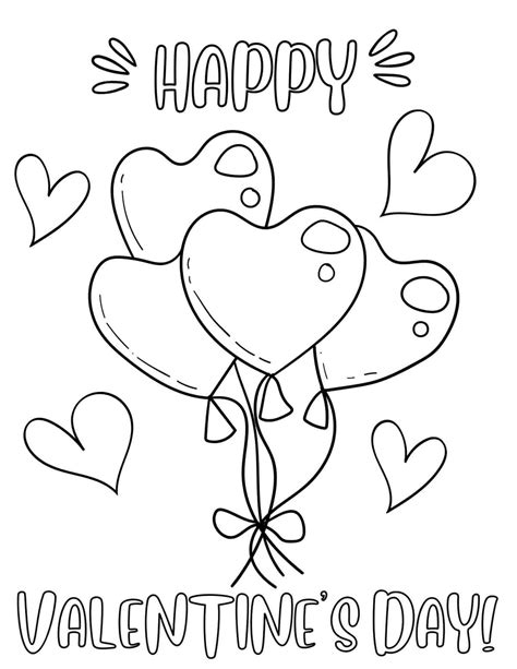 Coloring Page For Valentines Day