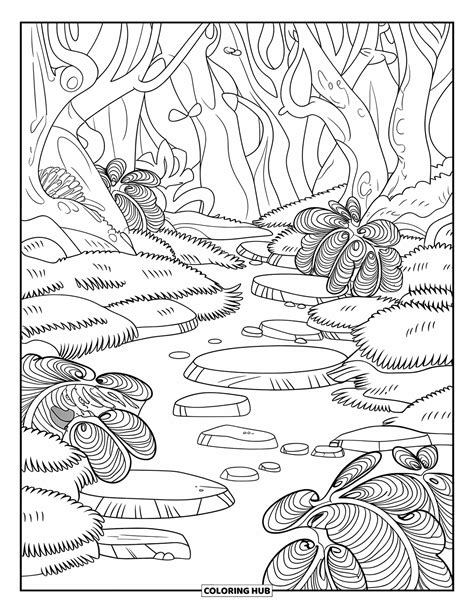 Coloring Page Fores
